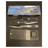 (SC) Frost Cutlery Throwing Knives with Sheath