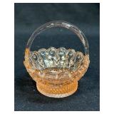 (H) Pink /Peach Depression Mini Basket