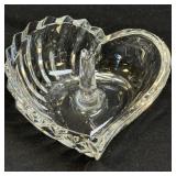 (H)  Heart Shaped Ring Jewelry Dish