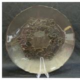 (H) Arcoroc Rose Sandwich Glass Rosalind Pattern