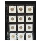 (SC) 12 Washington Quarters All 90% Silver