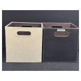 (L) 2 Allen + Roth Heavy Duty Storage Crates 11ï¿½