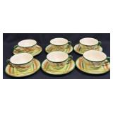 (L) VINTAGE Vernon Kilns VERNONWARE HOMESPUN Set