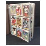 (K) 124 Assorted Football Trading Cards As