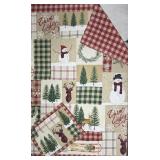 (M) St Nicholas Square Quilted Bed Spread and 1