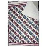 (M) Arch Quilts Quilted Bedspread Size Queen
