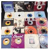 (D) 16-45 Records including John Lennon, The