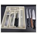 (D) Utensil Holder and Contents as Shown