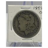 (SC) 1892-O Morgan Silver Dollar 90% Silver