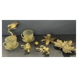 (D) Assorted Brass Pieces Includes Brass Finial