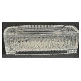 (H) Vintage Princess House Butter Dish Lead