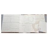 (D) Several Embroidered Cloth Table Cloths and