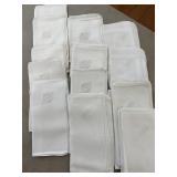 (D) Several Embroidered Cloth Napkins As Pictured