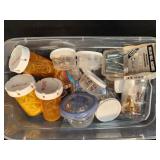 (H) Plastic Storage Full of Assorted Hardware