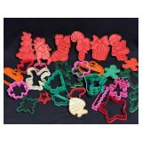 (L) Several Assorted Plastic Cookie Cutters As