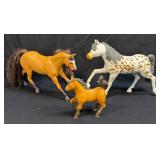 (L) 3 Toy Horses As Pictured