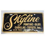 (I) Skyline Pontiac-Olds Mt Airy NC License