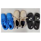 (I) 3 pr Kids Shoes Sizes 2/3 including Asics