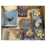 (J) 8 Pcs Vintage Brownie/Girl Scout Jewelry-(C