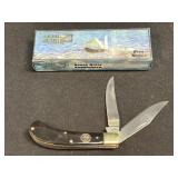 (SC) Frost Cutlery Ocoee River Saddlehorn Knife