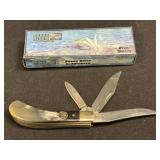 (SC) Frost Cutlery Ocoee River Saddlehorn Knife