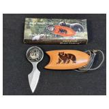 (SC) Frost Cutlery Bear Neck Knife iOB