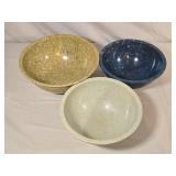3 Vintage Texas Ware Confetti Bowls