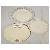 Vintage Oval Serving Platters