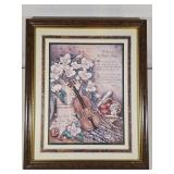 Framed Poem "The Touch of Masters Hands" 18¼"x