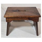 Wooden Step Stool 15"L 11"W 10½"T