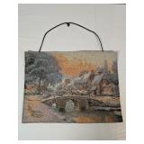 Musical Thomas Kincaid Tapestry 18¼"x 13¼"