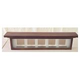Shadowbox Picture Frame Shelf 25"L