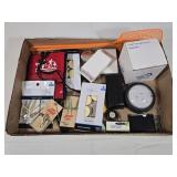 Misc Lot Including Candles, Lights, Playing