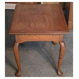 Wooden End Table 21"W 27"L 21"T