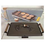 Electric Griddle 21½"x 12" Cooking Surface IOB