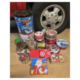 Assorted Christmas Tins