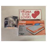 Fram Air Filter, Headlight Bulb & Plate