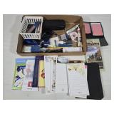 Assorted Notepads, Map, Playing Cards & more