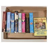 Assorted Paperback Books & DVD