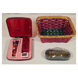 Vintage Lady Remington, Brush & Basket