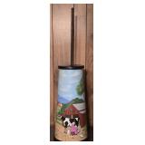 Handpainted Butter Churn 37½" Tall