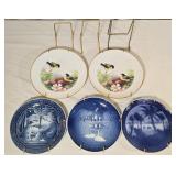 5 Collectors Plates & Stands