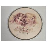 Vintage 9" Wire Framed Picture (Broken Glass)