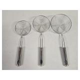 3 Stainless Wire Strainers