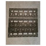 4 Rubber Stair Step Mats 28"x 9"