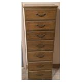 Narrow 7-Drawer Chest of Drawers 17¾"W 14"D 52"T