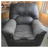 Suede Rocking Recliner w/ Cover