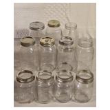 Assorted Canning Jars