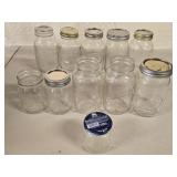 Assorted Canning Jars