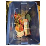 Large Tub w/ Lid & Contents